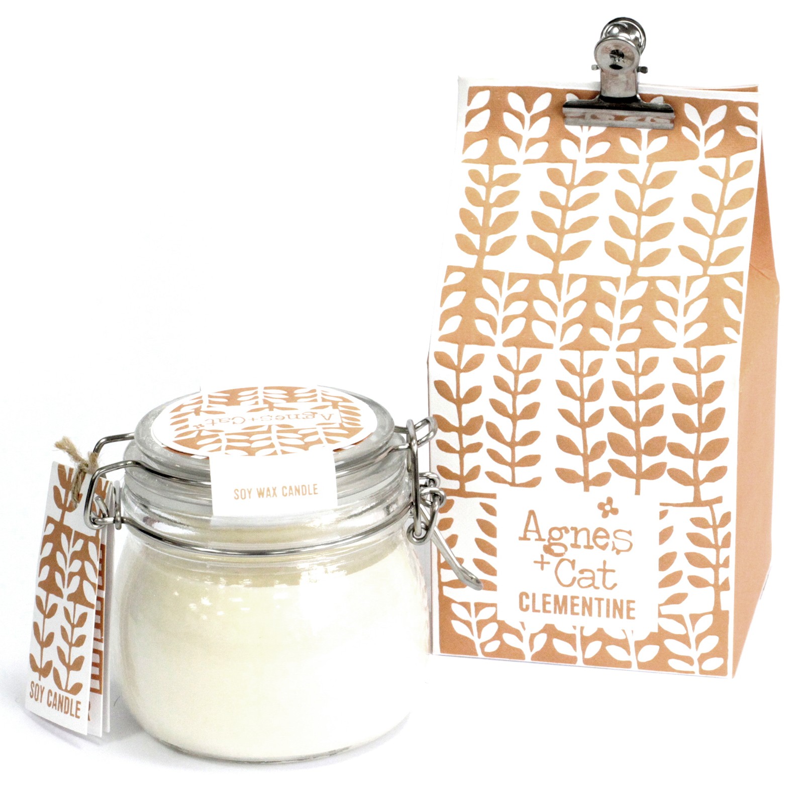 Agnes + Cat Kilner Jar Candle - Clementine